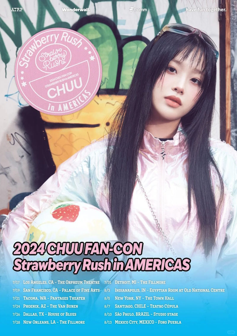 CHUU金智雨北美巡演：可爱风暴来袭