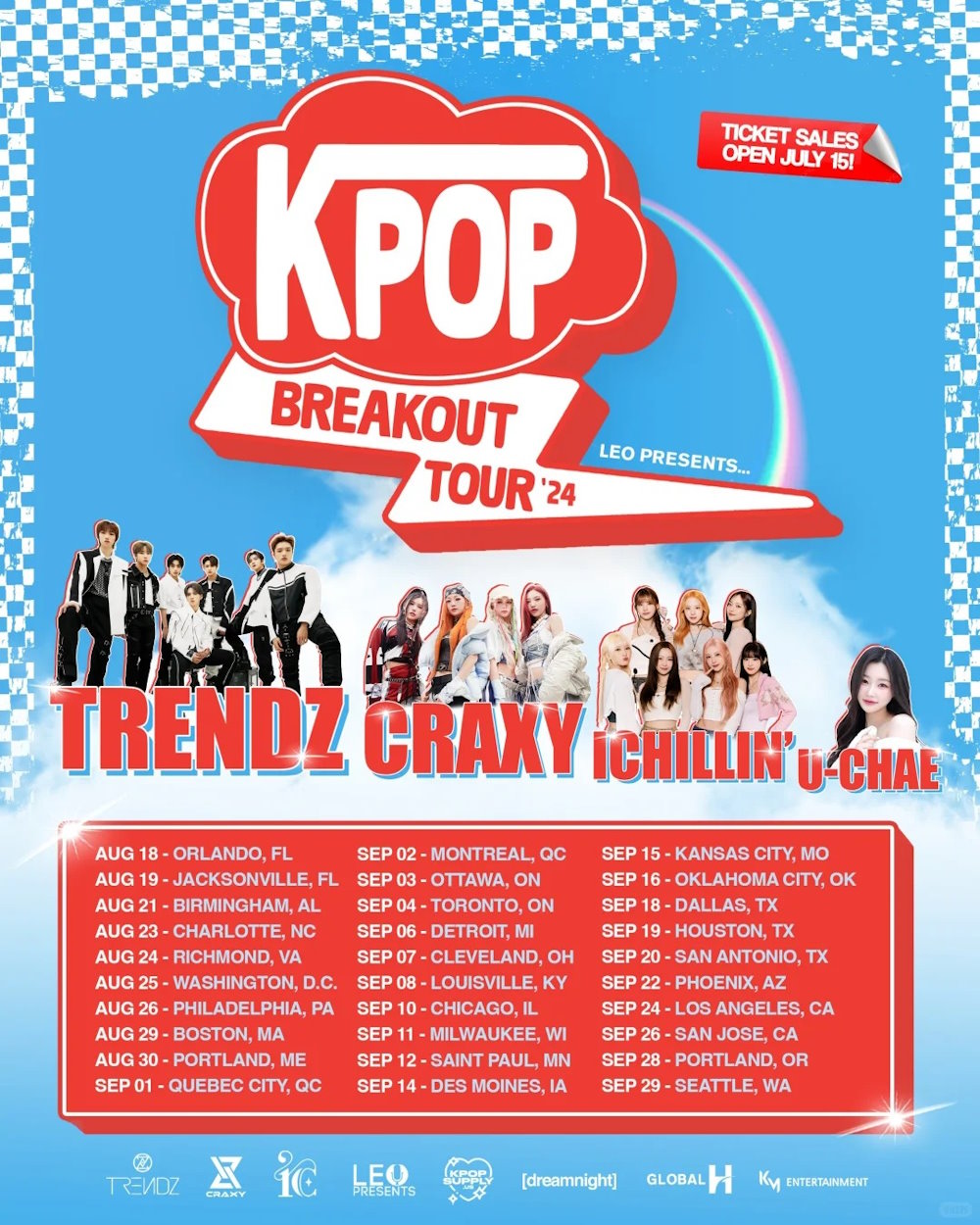 KPOP BREAKOUT TOUR - 北美韩流盛宴,燃爆你的音乐灵魂!