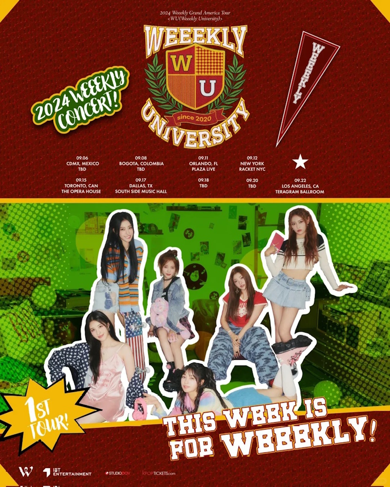 Weeekly美国巡演