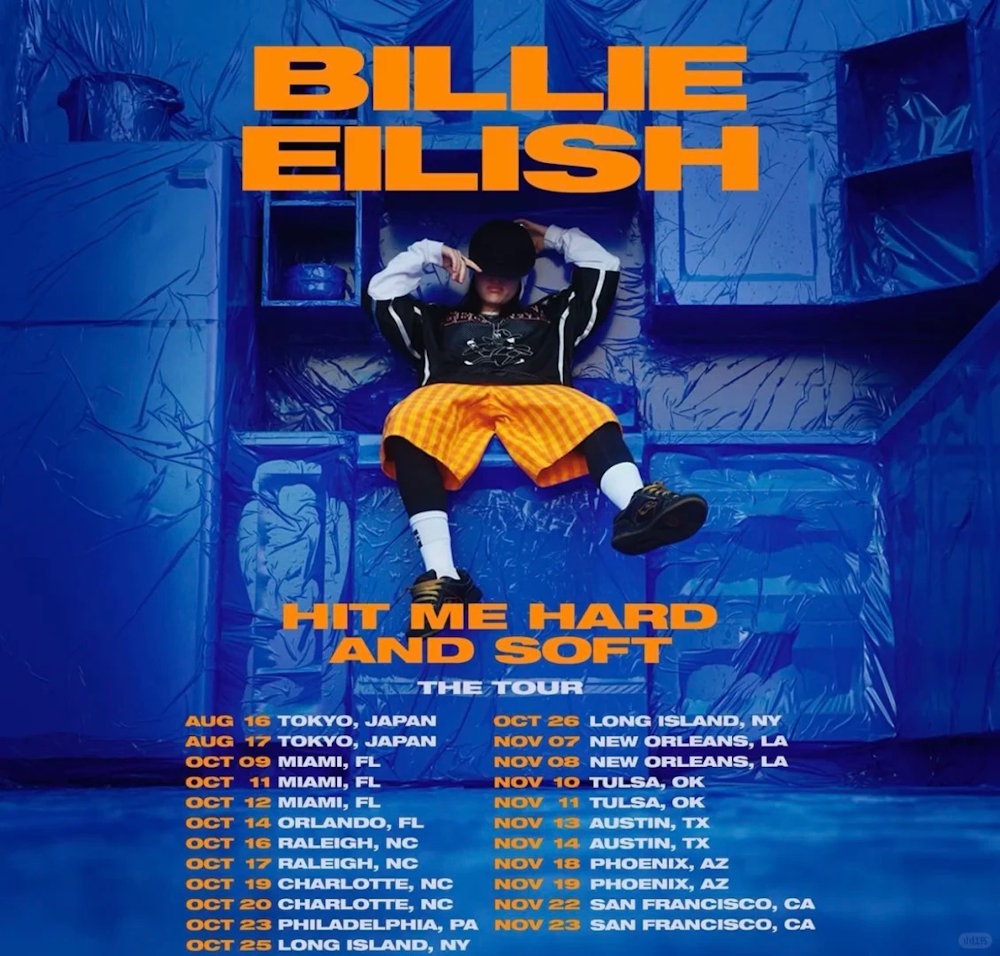 🌟 碧梨Billie Eilish 2025年北美巡演,一场不容错过的音乐盛宴! 🎸