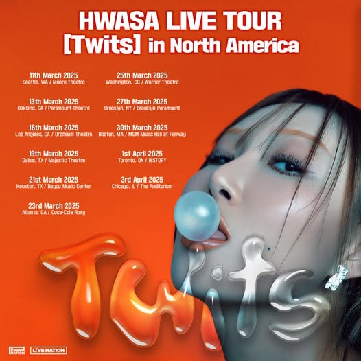 Hwasa华莎『Twits』北美巡演