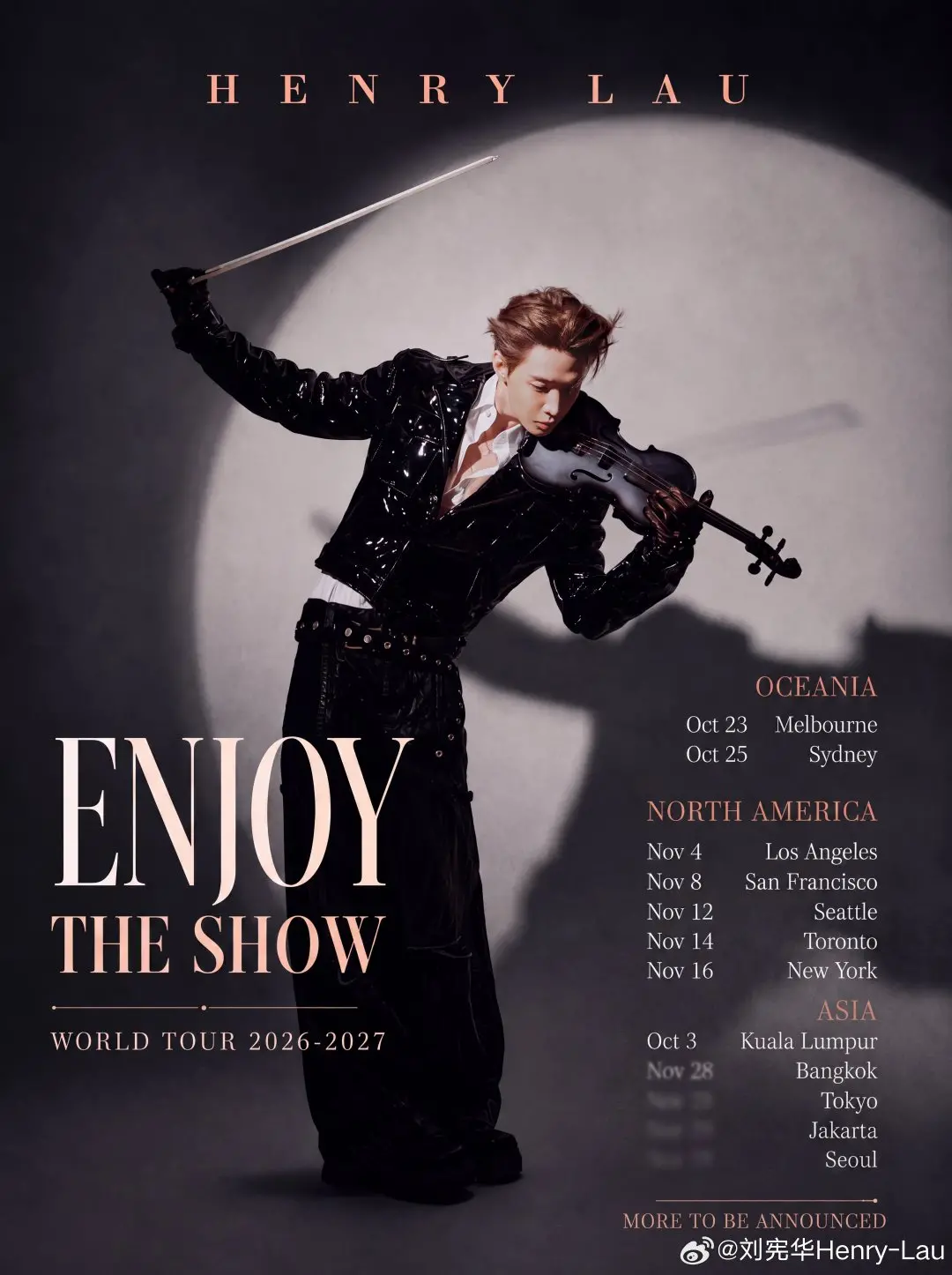 刘宪华「ENJOY THE SHOW 华丽宪场」北美巡演