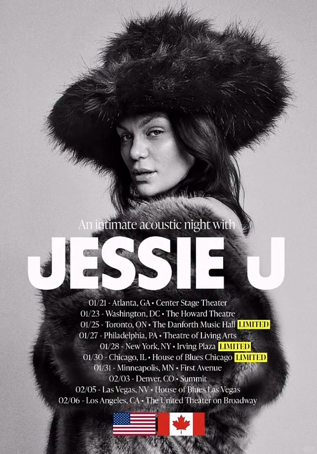 Jessie J 2026北美巡演