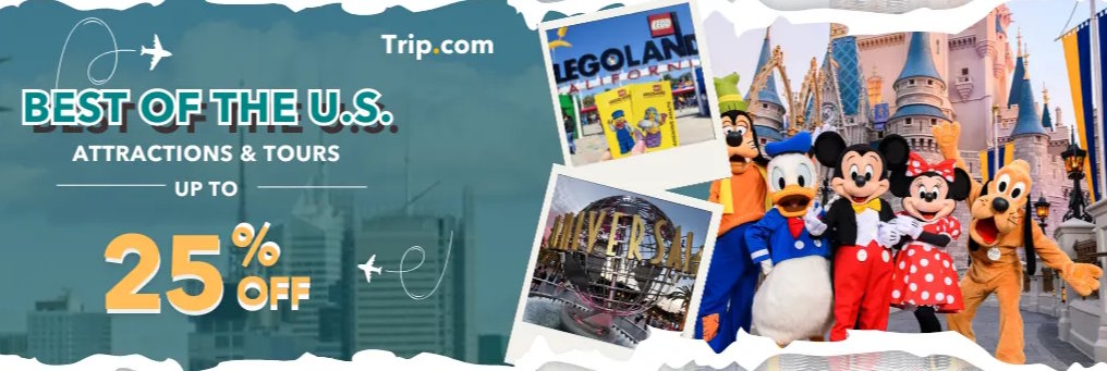 trip.com本地景点门票年底大促！